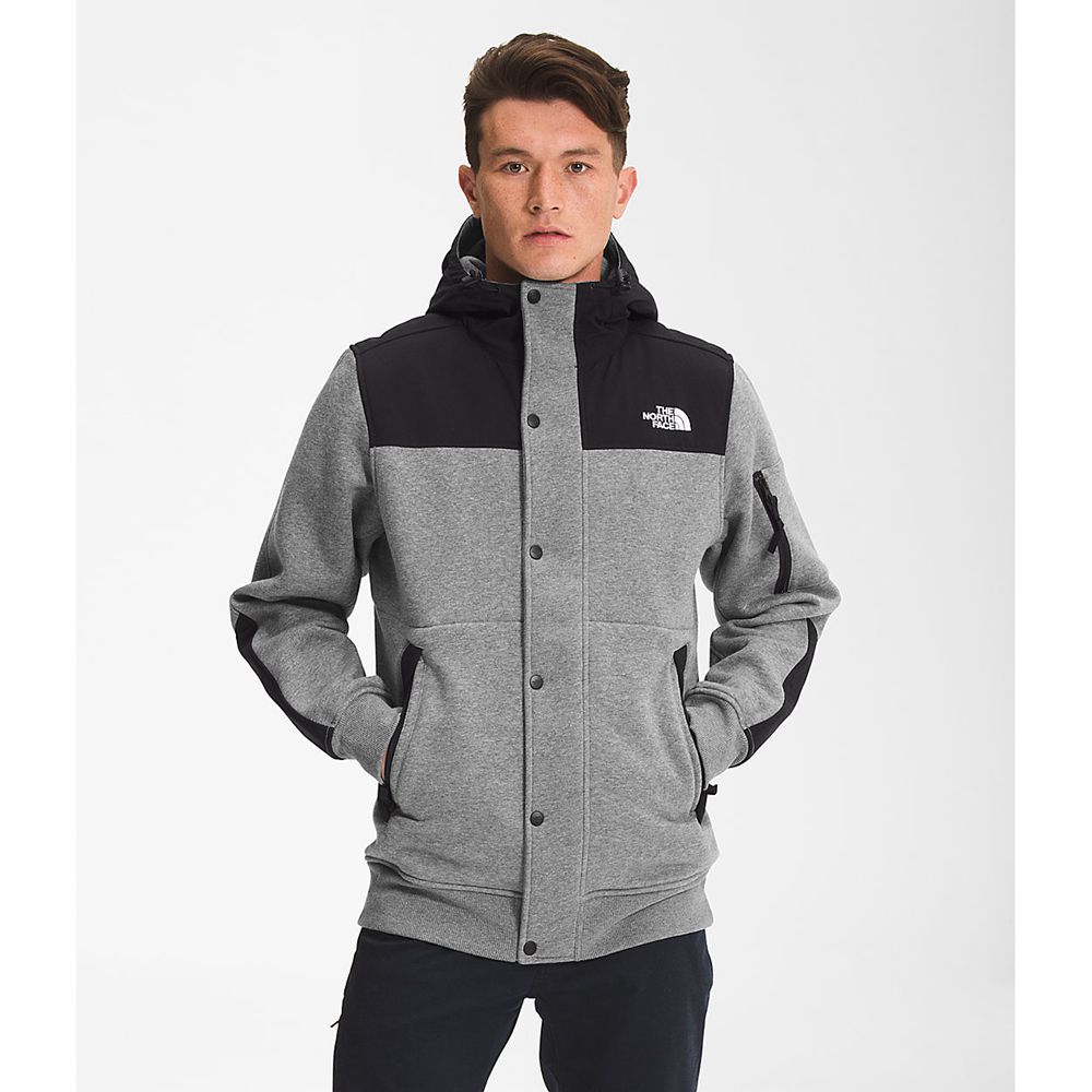 The North Face Fleece Jacket Mens Australia - The North Face Highrail Grey Mountain (ZEP-568124)